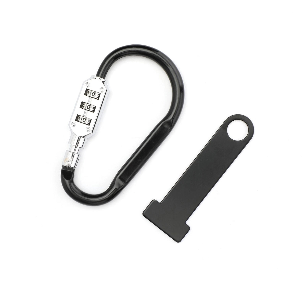 Helmet Lock Quick Release Buckle Fastener for Motorcycle Scooter Bike (M569-B002-Black)