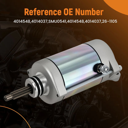 12V CW Starter Motor for Polaris General 1000 (2016–2024) IC25DE 4014548 4014037