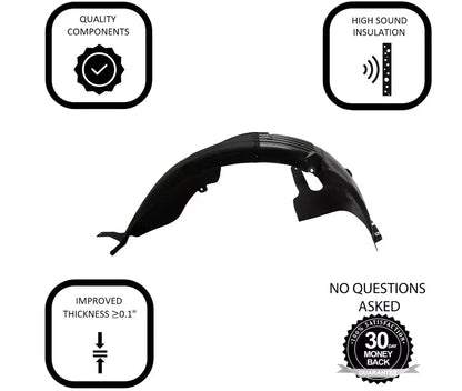 Front Driver Side Fender Liner for Hyundai Sonata (2018–2019) HY1248179