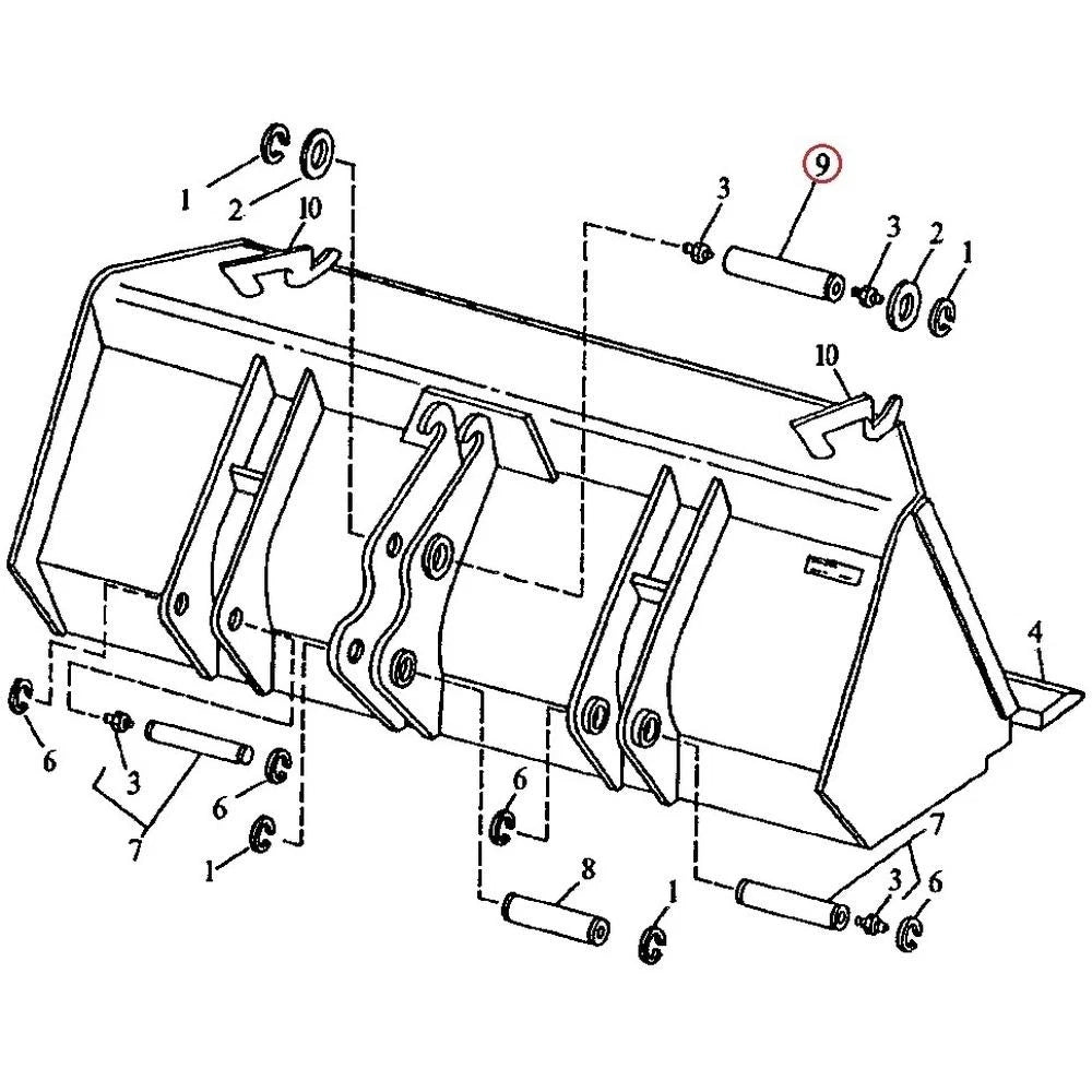 AT86422 Pin for John Deere 310C, 410C, 510C (–)