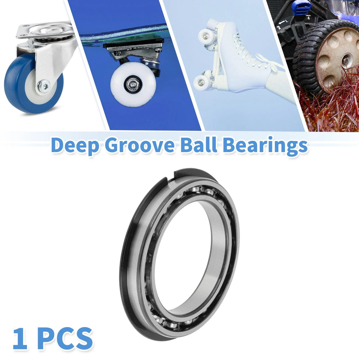 Deep Groove Ball Bearing 6917NR for Scooter Skateboard Wheel (P0 85x120x18mm)