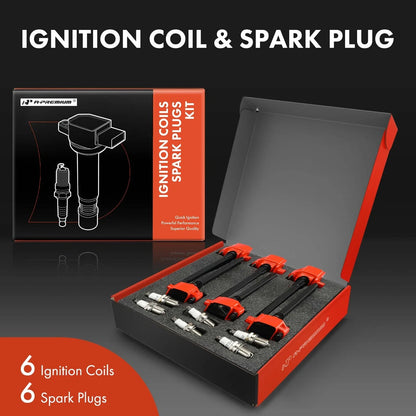 Set of 6 Ignition Coils & Iridium Spark Plugs for Ram 1500 Classic (2019–2023)