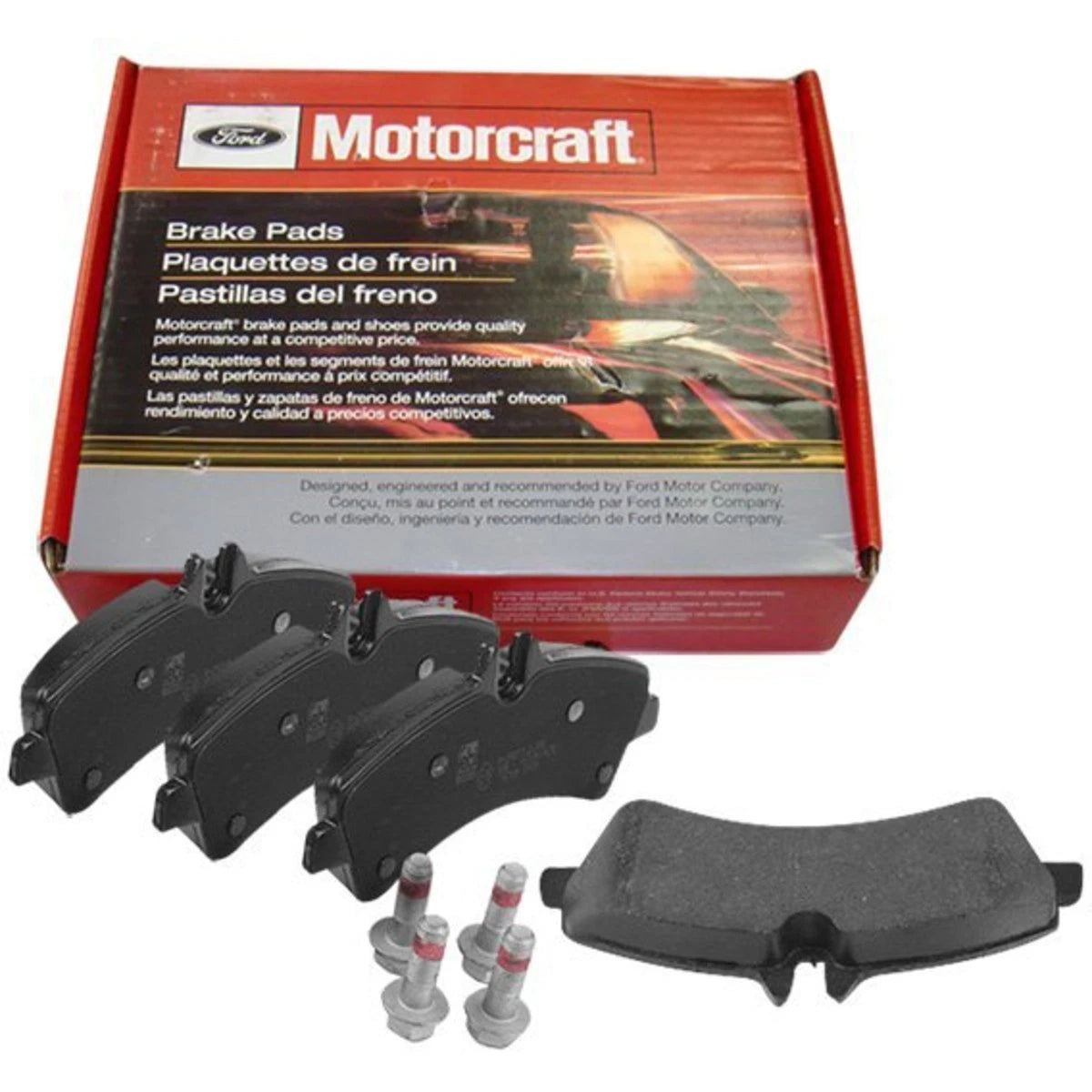 2X Brake Pad Set for Ford Escape (2013–2019) BRF1554, OE Design, FWD