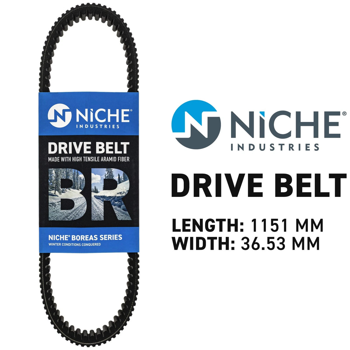 Drive Belt for Polaris Dragon Switchback Indy Rush IQ 600 (519-CDB2219T, 3211122)