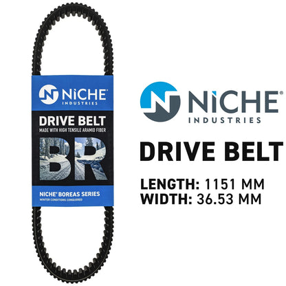 Drive Belt for Polaris Dragon Switchback Indy Rush IQ 600 (519-CDB2219T, 3211122)