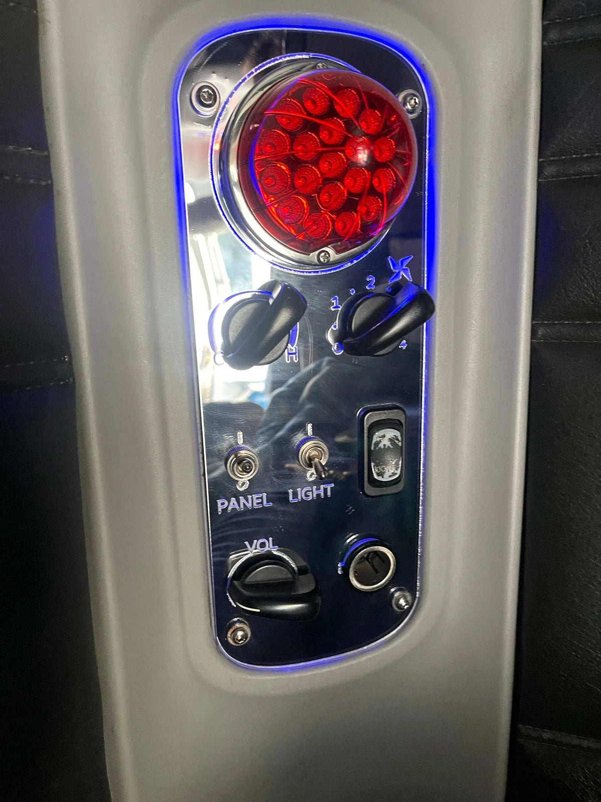 AC Control Panel for Coronado Sleeper (58967946300243) Amber LED Lights