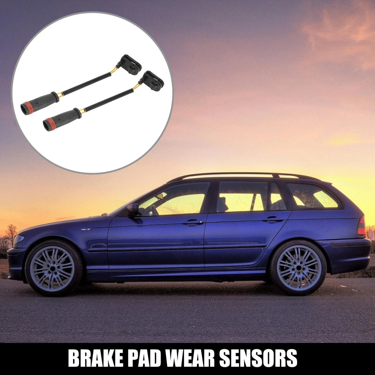 2pcs Brake Pad Wear Sensor for Dodge Sprinter 2500 (2007–2018) 9065401417