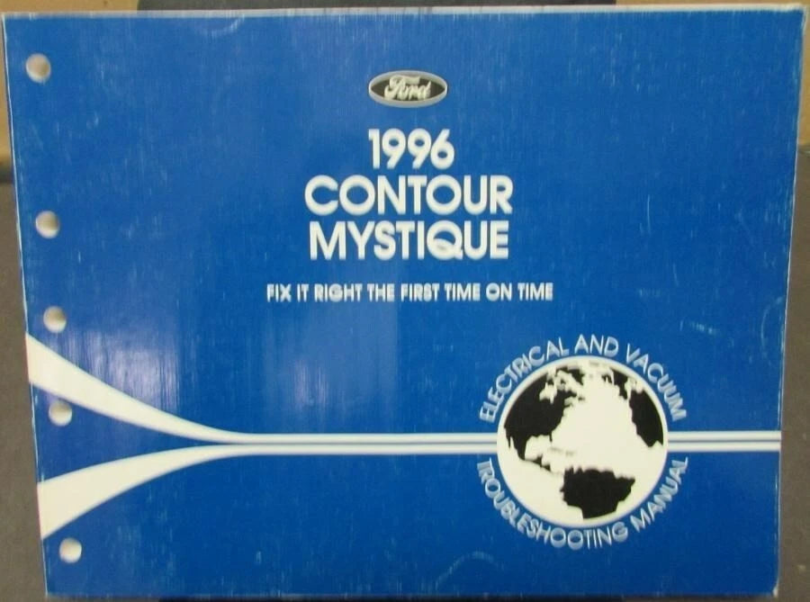 Electrical Vacuum Trouble Shop Manual for Ford Contour & Mercury Mystique (1996)
