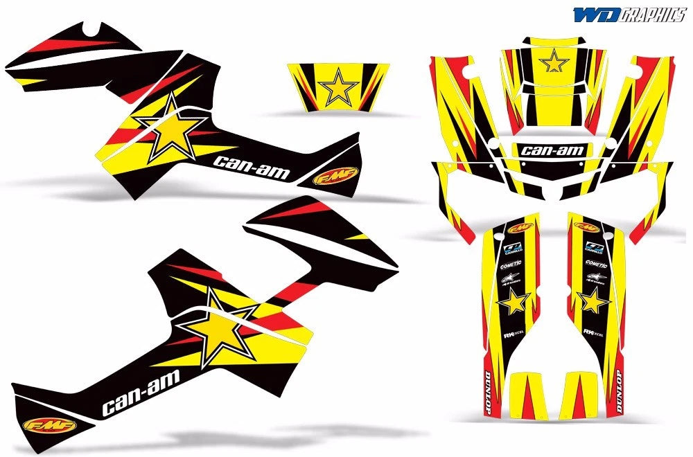 Graphic Decal for CanAm Outlander EFI 500/650/800/1000 (2006–2011)