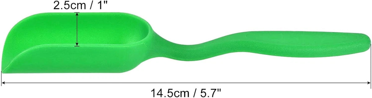 Set of 6 Mini Soil Scoops for Gardening (5.7 Inch)