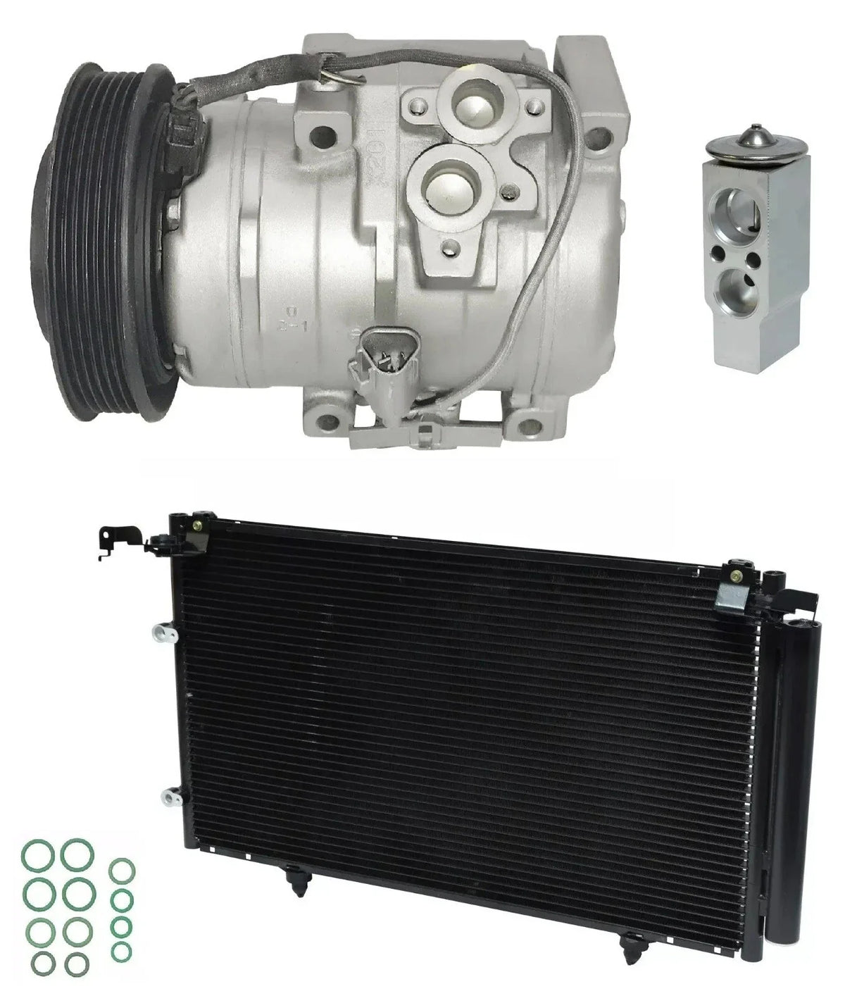A C Compressor Kit with Condenser for Toyota Camry 3.0L (2006–2006)
