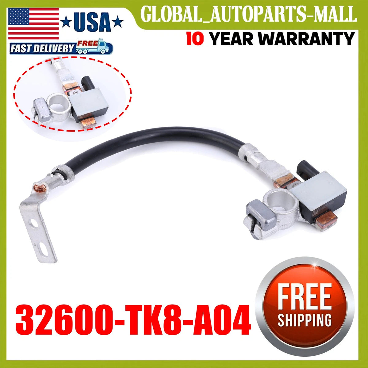 Battery Current Sensor for Honda Odyssey (2011–2013) 32600-TK8-A04, A01, A02, A03