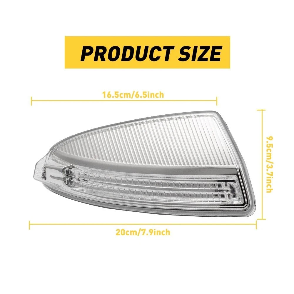 Clear Turn Signal Light Pair for Mercedes Benz C250 C300 C350 (2008–2014)