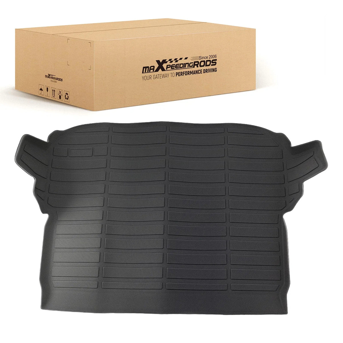 Cargo Floor Liner Trunk Mat for Subaru Forester (2014–2018) TPE Black