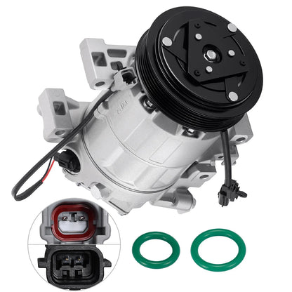 AC Compressor w/ Clutch for Nissan Altima (2007–2018), Rogue (2014–2020) L4 2.5L