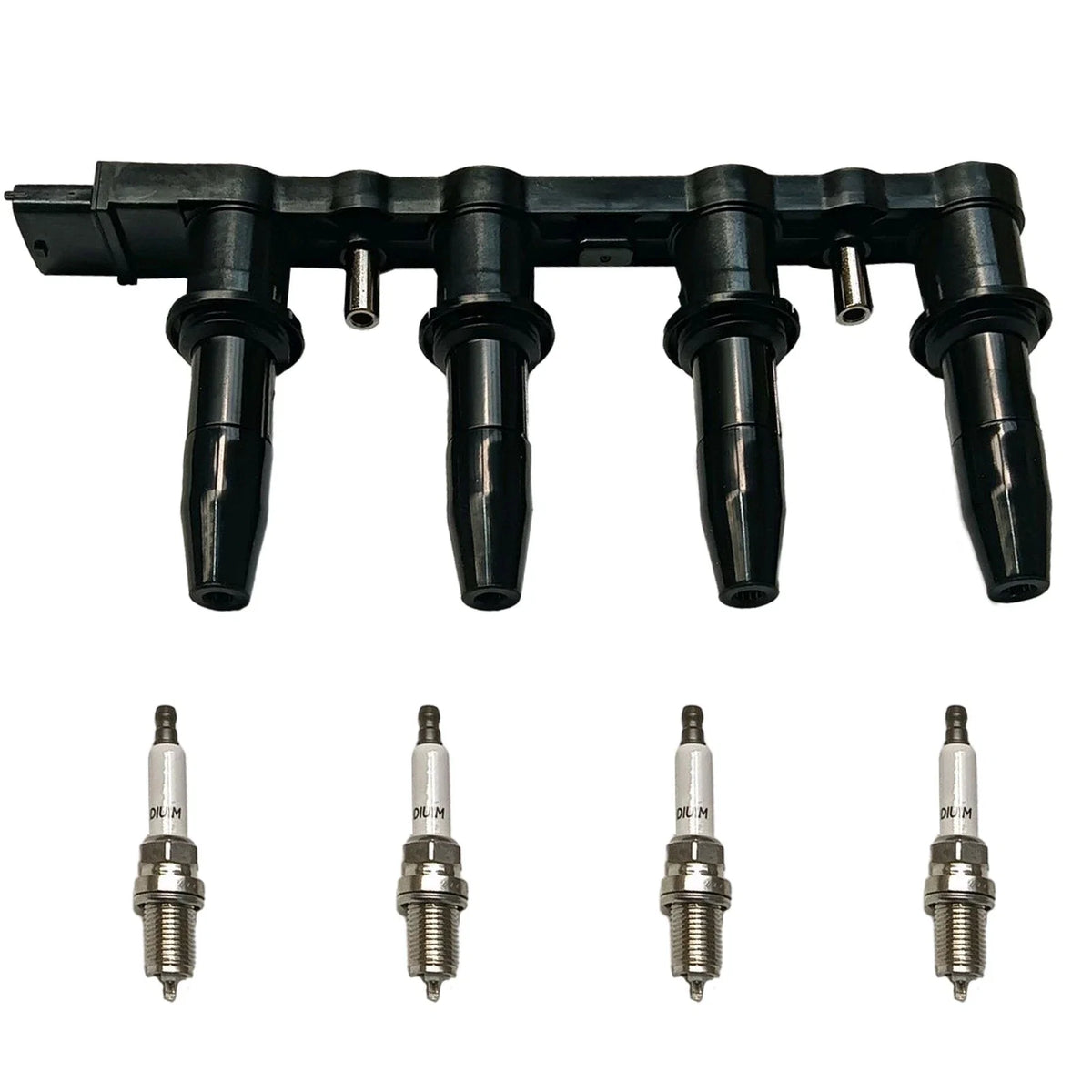Ignition Coil & 4X Spark Plugs for Saturn Astra (2007–2009) L4 1.8L UF606