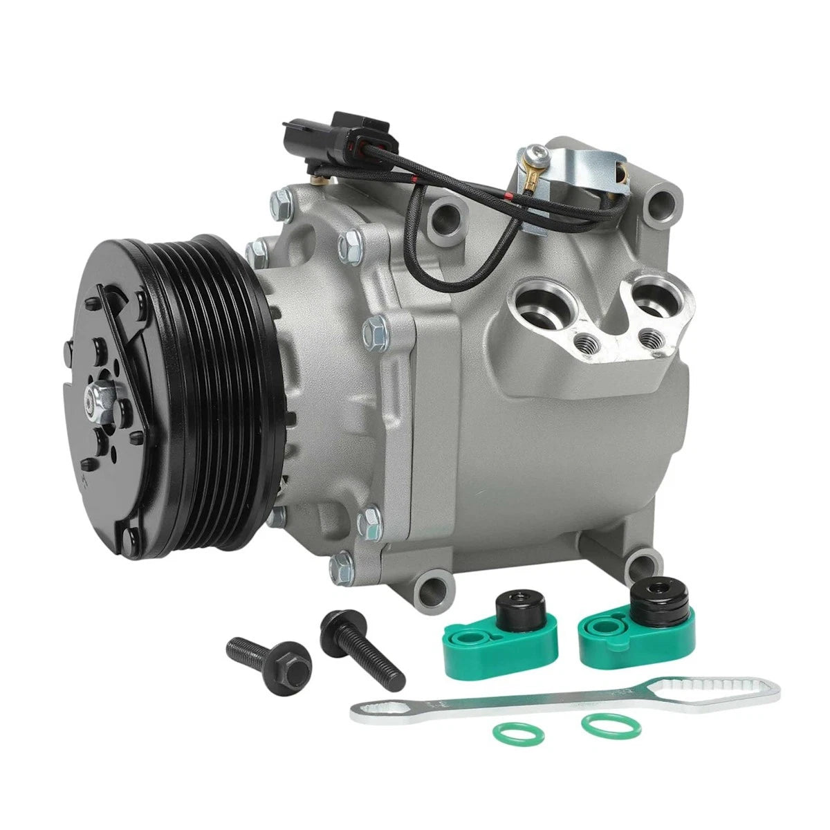 A/C Compressor with Clutch for Chrysler Sebring Dodge Stratus (2001–2003) 17977753, CO4976AC, 04596366AA