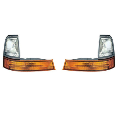 Pair of Turn Signal/Parking Lights for Ford Ranger (1999–2000) MLX-PAIR-SHE576B-120QL-CL360A50, FO2520144
