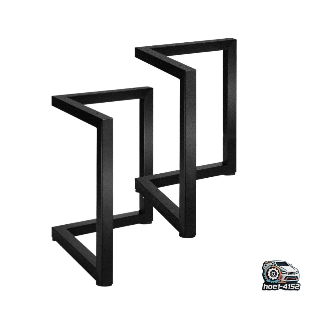 2X 28" Metal Table Legs for Dining Kitchen (Black)
