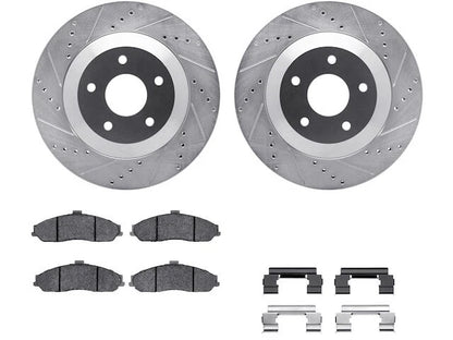 Brake Pad and Rotor Kit for Cadillac XLR (2004–2009) 18844XSKW