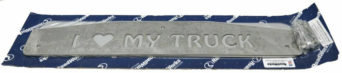RW Mud Flap Plates for Truck (24" W x 4.5" Tall) #N11412