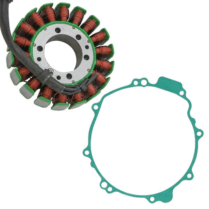 Stator and Gasket for Honda VFR800 Interceptor (2003–2009) ST321+GT490, 31120-MCW-D02, 31120MCWD02