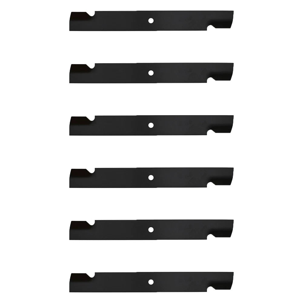 6X Notched High Lift Mower Blade for Gravely (Fits 025124)