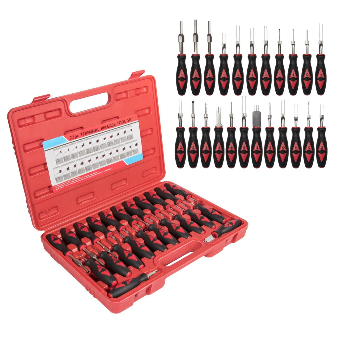 Wire Terminal Electrical Connector Crimp Pin Removal Tool Kit