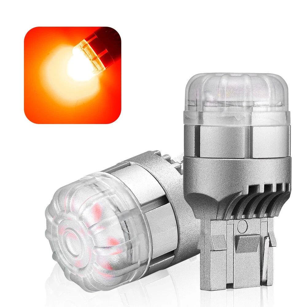 2X LED Bulbs 7440 7441 T20 for Brake Stop Light (9V-18V)