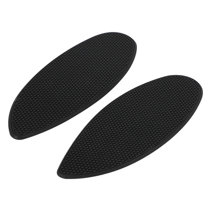 2X Tank Traction Grip Pads Black for Aprilia RS 660 / Tuono 660 (2021–2022)