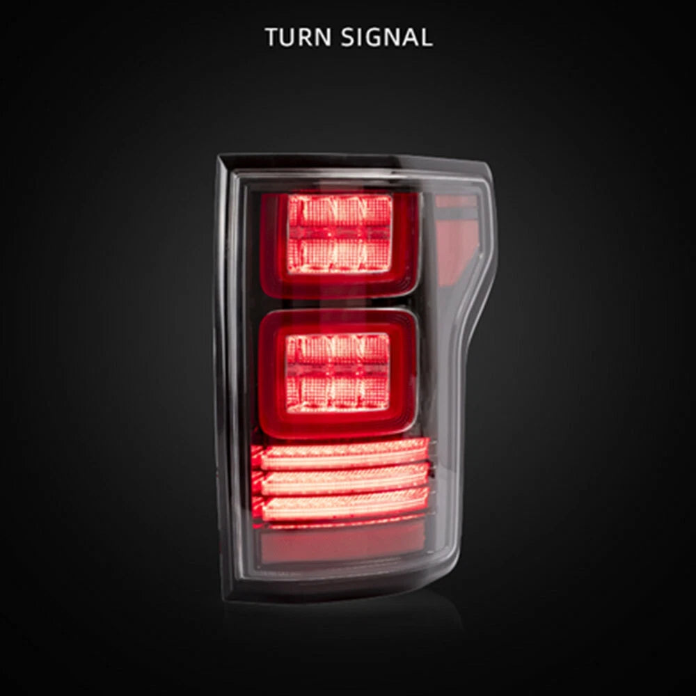 Clear LED Tail Lights for Ford F-150 (2015–2020) F150-0308, FL3Z-13405-A