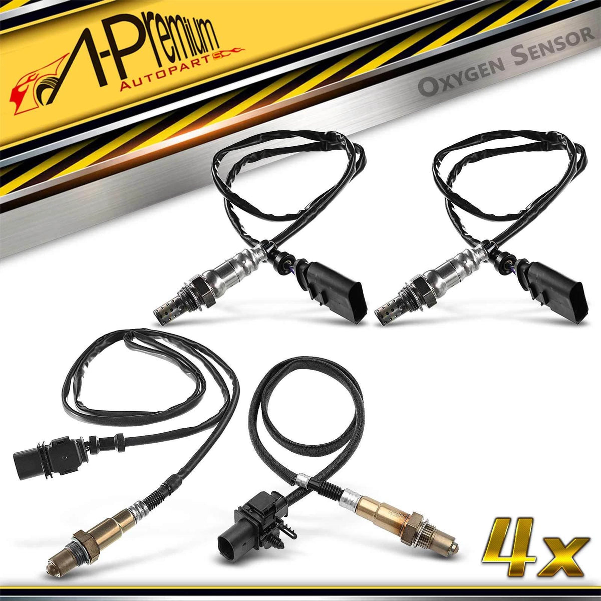 4X O2 Oxygen Sensor for VW Phaeton (2006) - 350-35064, 17024, 17148, ST-25035