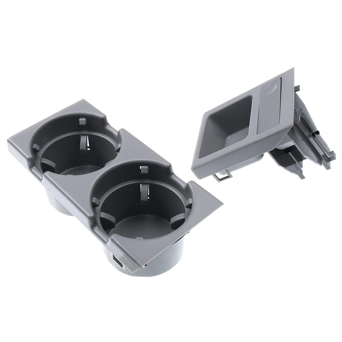 Center Console Cup Holder for BMW E46 323Ci 323i 325i 325xi 330Ci (1998–2006) - 51168248504, 51169415185, 51169415188