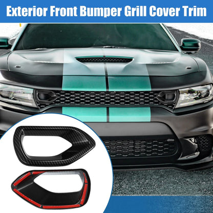 Front Bumper Center Grill Trim Cover for Dodge Charger R/T Scat Pack (2015–2023)