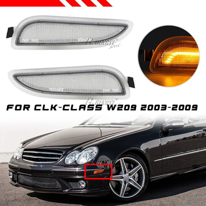 Clear LED Side Marker Light for Mercedes Benz CLK-Class W209 C209 (2003–2009)