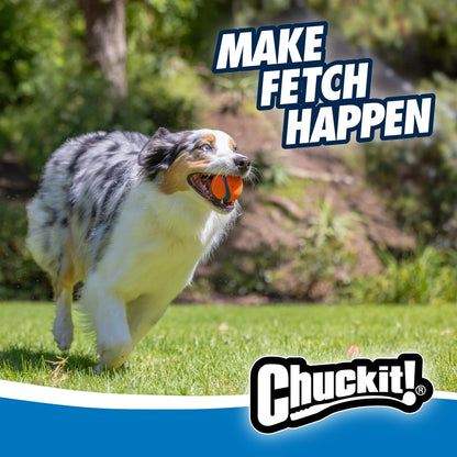 2X Chuckit! Dog Balls for Interactive Play (2.5", Medium) - Orange