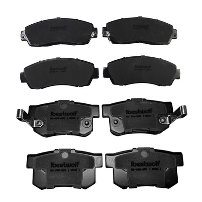 Set of 4 Front & Rear Ceramic Brake Pads for Acura RDX (2007–2012) P1521 P536 D1521 D536 1521 536