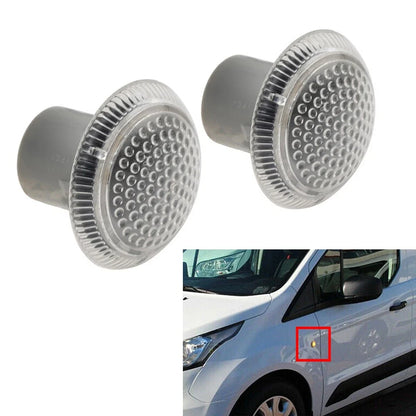2X Side Marker Turn Signal Light Housing for Ford Transit Connect (2010–2021)