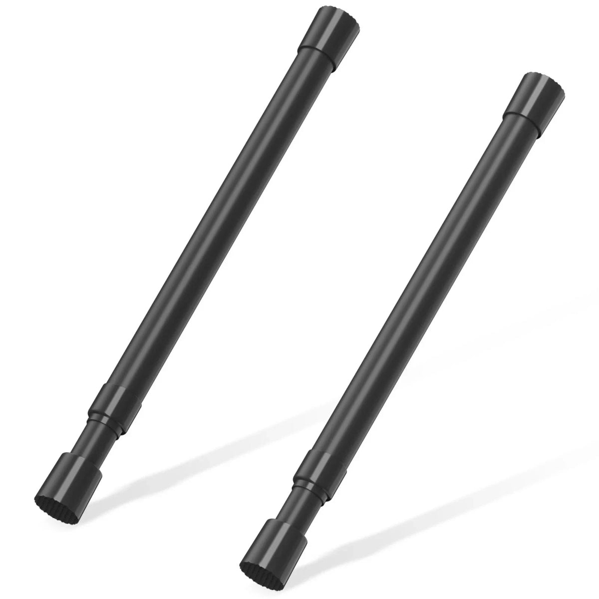 2X Tension Rods for Adjustable Applications (10-15.7 Inch) - Black