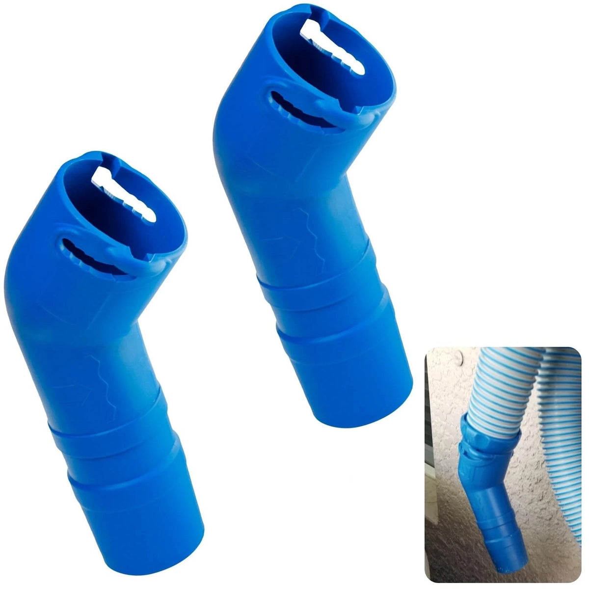 2X Cleaner Twist-Lock 45-Degree Elbow 1" x 1" for Automotive Use