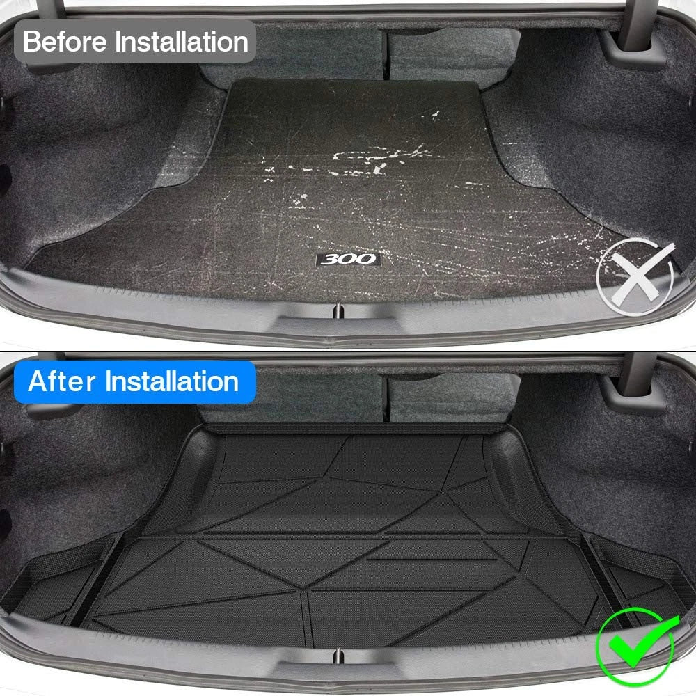 AllWeather TPE Cargo Mat for Dodge Charger & Chrysler 300 (2011–2023)