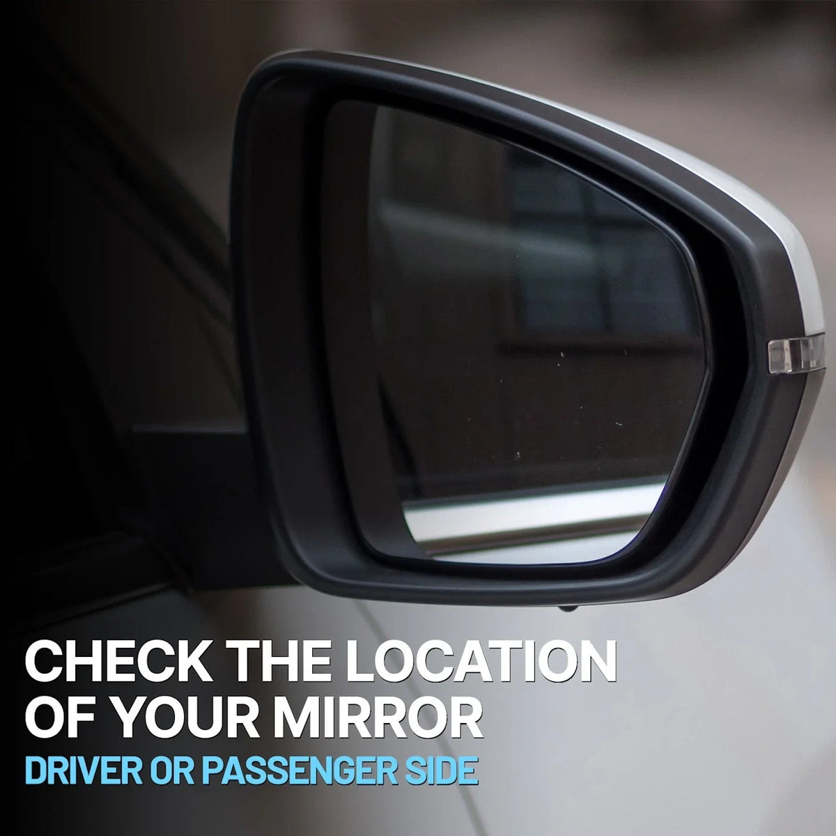 Manual Mirror for Nissan NV1500 (2012–2018) Left with Blind Spot Glass