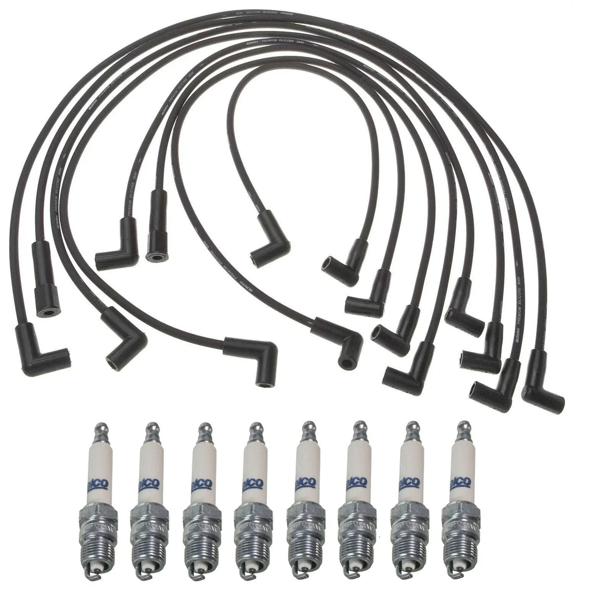 Pro Ignition Wire Set & ACDelco Rapidfire Spark Plugs for Chevy GMC C1500 (1996–2000)
