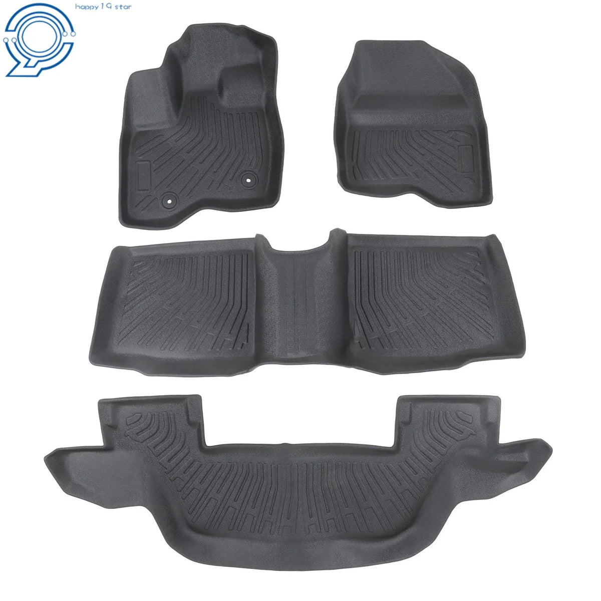 Set of 4 All Weather Floor Mats Liners for Ford Explorer (2011–2014)