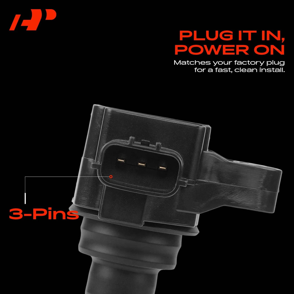 Ignition Coil Pack for Nissan Titan NV2500 NV3500 (2016–2024) 22448EZ31A, UF813