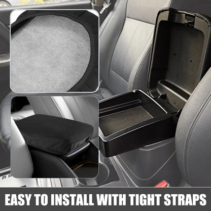 Center Console Armrest Cover for Nissan Altima (2007–2012) Black