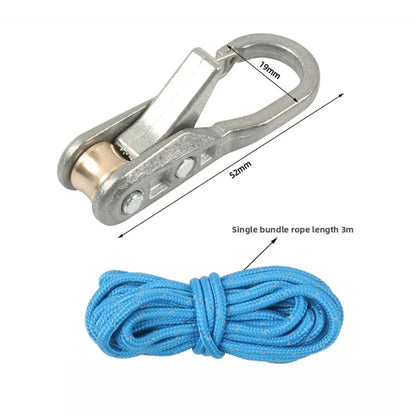 Stainless Steel Rope Tensioner with Roller Lock for Marine Use (Outdoor)