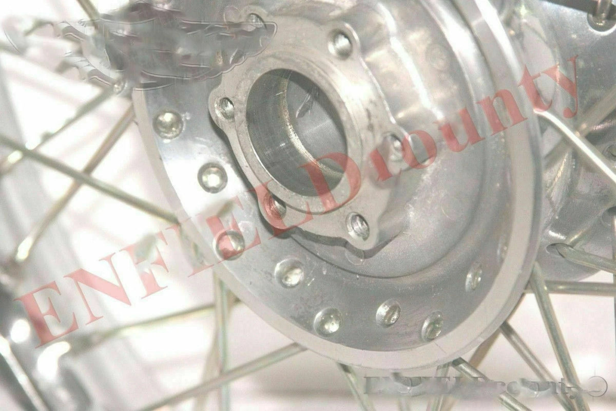 18" x 2.5" Chrome Plated Wheel Rim Set for Royal Enfield