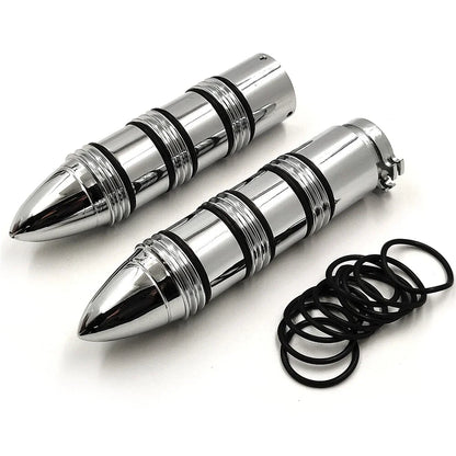 O Ring Chrome Hand Grip for Harley Dyna Low Rider / Honda Shadow 600 VLX (1991–2023)