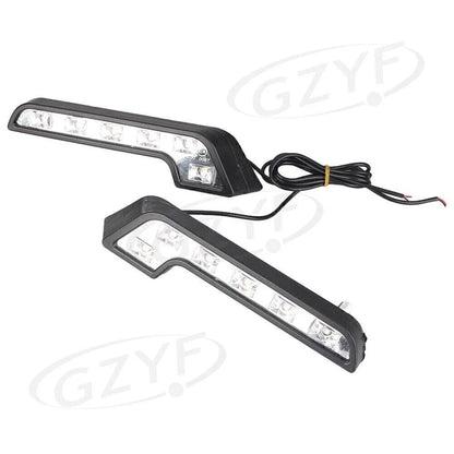 2X 6-LED Daytime Running Lights for Euro Style 7-Tube